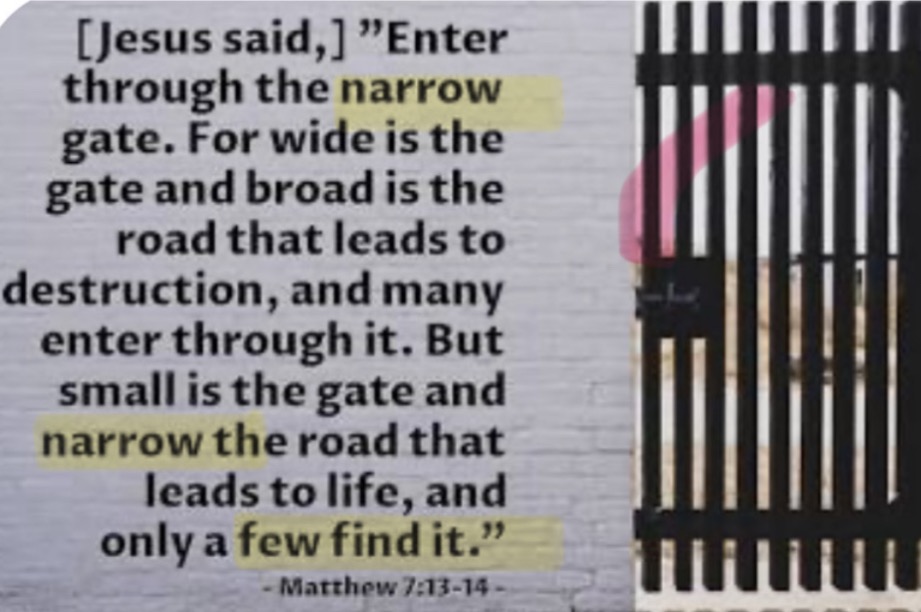 Matthew 7:13-14